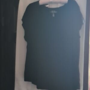 GAP Black Short Sleeve Women's Tee